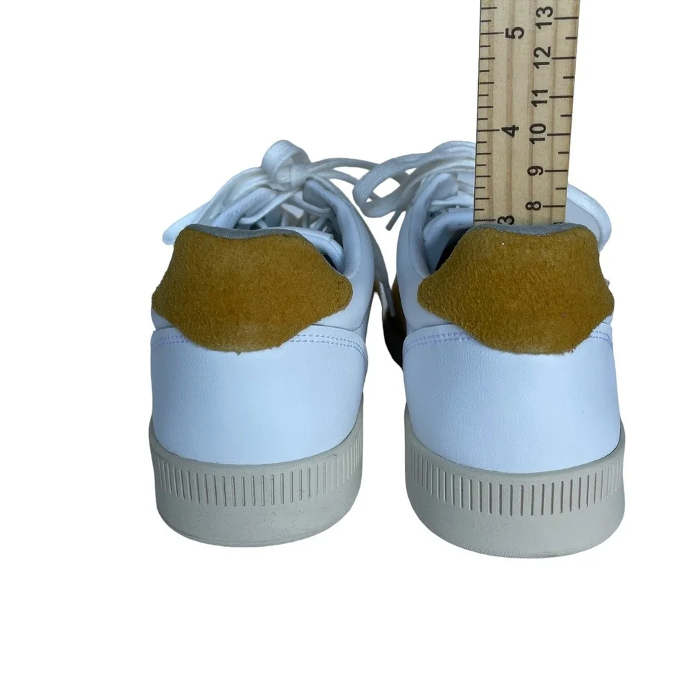 Everlane White Leather Suede‎ Accent Sneakers Mens US 9 Womens US 11 Casual